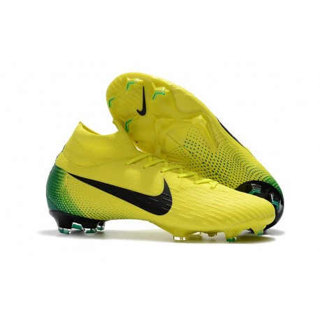 Bota Nike Mercurial Superfly VI Elite FG Amarillo Negro