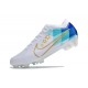 Nike Air Zoom Mercurial Vapor XV Elite FG Blanco Azul Oro