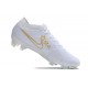 Nike Air Zoom Mercurial Vapor XV Elite FG Blanco Azul Oro