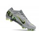 Nike Air Zoom Mercurial Vapor XV Elite FG Gris Noir Vert