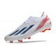 Zapatos Adidas X Crazyfast Messi.1 FG Blanco Azul Rojo