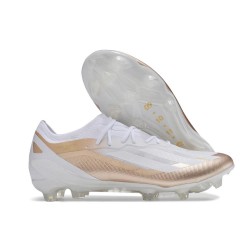 Zapatos Adidas X Crazyfast Messi.1 FG Blanco Bronce