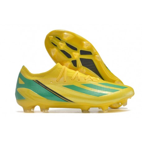 Zapatos Adidas X Crazyfast Messi.1 FG Amarillo Verde