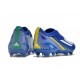 Zapatos Adidas X Crazyfast Messi.1 FG Azul Blanco Amarillo