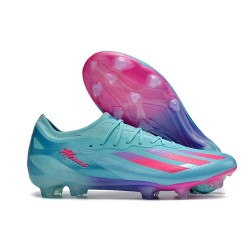 Zapatos Adidas X Crazyfast Messi X Miami.1 FG Turquesa Rosa