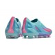 Zapatos Adidas X Crazyfast Messi X Miami.1 FG Turquesa Rosa