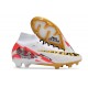 Nike Zoom Mercurial Superfly IX Elite FG MR Blanco Rojo Oro