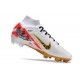 Nike Zoom Mercurial Superfly IX Elite FG MR Blanco Rojo Oro