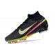 Nike Zoom Mercurial Superfly IX Elite FG Negro Plateado de Muchos