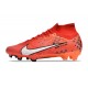 Nike Zoom Mercurial Superfly IX Elite FG MDS Carmesí Claro Marfil Claro Mandarina Viva