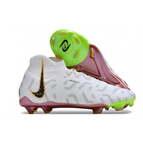 Botas de Fútbol Nike Phantom Luna Elite FG X WWC Blanco Negro Oro