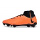 Botas de Fútbol Nike Phantom Luna Elite FG Naranja Negro