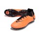 Botas de Fútbol Nike Phantom Luna Elite FG Naranja Negro