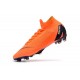 Bota Nike Mercurial Superfly VI Elite FG Naranja Negro