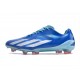 Bota de Futbol adidas X Crazyfast+ FG Royal Vivo Blanco Solar Rojo