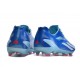Bota de Futbol adidas X Crazyfast+ FG Royal Vivo Blanco Solar Rojo