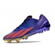 Bota de Futbol adidas X Crazyfast+ FG Salah Egyptian Nights - Violeta Rojo Azul