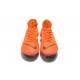 Bota Nike Mercurial Superfly VI Elite FG Naranja Negro