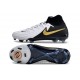 Zapatillas Nike Phantom Luna 2 Elite FG Blanco Negro Mtlc Dorado Moneda