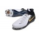 Zapatillas Nike Phantom Luna 2 Elite FG Blanco Negro Mtlc Dorado Moneda