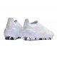 adidas Predator Elite Laceless Cesped Natural Seco Blanco Plateado Met