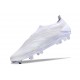 adidas Predator Elite Laceless Cesped Natural Seco Blanco Plateado Met