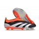 adidas Predator Elite Laceless Cesped Natural Seco Negro Blanco Rojo