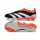 adidas Predator Elite Laceless Cesped Natural Seco Negro Blanco Rojo