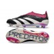 adidas Predator Elite Laceless Cesped Natural Seco Negro Blanco Violeta