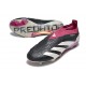 adidas Predator Elite Laceless Cesped Natural Seco Negro Blanco Violeta