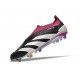 adidas Predator Elite Laceless Cesped Natural Seco Negro Blanco Violeta