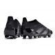 adidas Predator Elite Laceless Cesped Natural Seco Negro Carbón