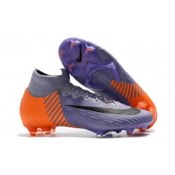 Bota Nike Mercurial Superfly VI Elite FG Violeta Naranja