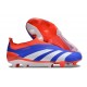 adidas Predator Elite Laceless Cesped Natural Seco Azul Rojo Blanco