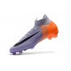 Bota Nike Mercurial Superfly VI Elite FG Violeta Naranja