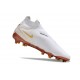 Bota Nueva Nike Phantom GX Elite DF FG Link Blanco Oro