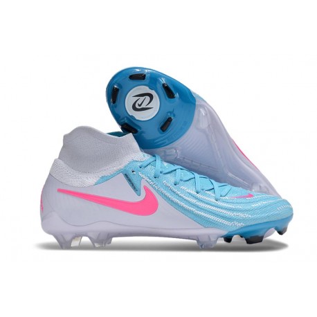 Zapatillas Nike Phantom Luna 2 Elite FG Azul Blanco Rosa