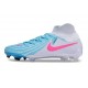 Zapatillas Nike Phantom Luna 2 Elite FG Azul Blanco Rosa