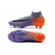 Bota Nike Mercurial Superfly VI Elite FG Violeta Naranja