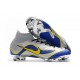 Bota Nike Mercurial Superfly VI Elite FG Plata Azul