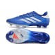 adidas Copa Pure 2 Elite + FG Lucid Azul Blanco Solar Rojo