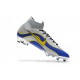 Bota Nike Mercurial Superfly VI Elite FG Plata Azul