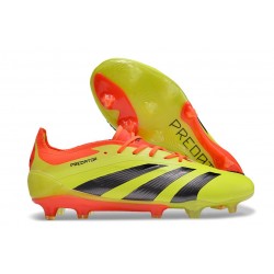 Botas adidas Predator Elite FG Amarillo Negro Rojo