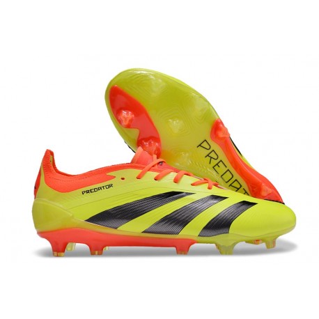 Botas adidas Predator Elite FG Amarillo Negro Rojo