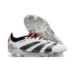 Botas adidas Predator Elite FG Blanco Negro Rojo