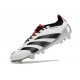 Botas adidas Predator Elite FG Blanco Negro Rojo