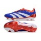 Botas adidas Predator Elite FG Azul Blanco Rojo