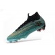 Bota Ronaldo Nike Mercurial Superfly VI Elite CR7 FG Azul Oro