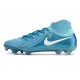 Zapatillas Nike Phantom Luna 2 Elite FG Azul Blanco