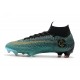 Bota Ronaldo Nike Mercurial Superfly VI Elite CR7 FG Azul Oro